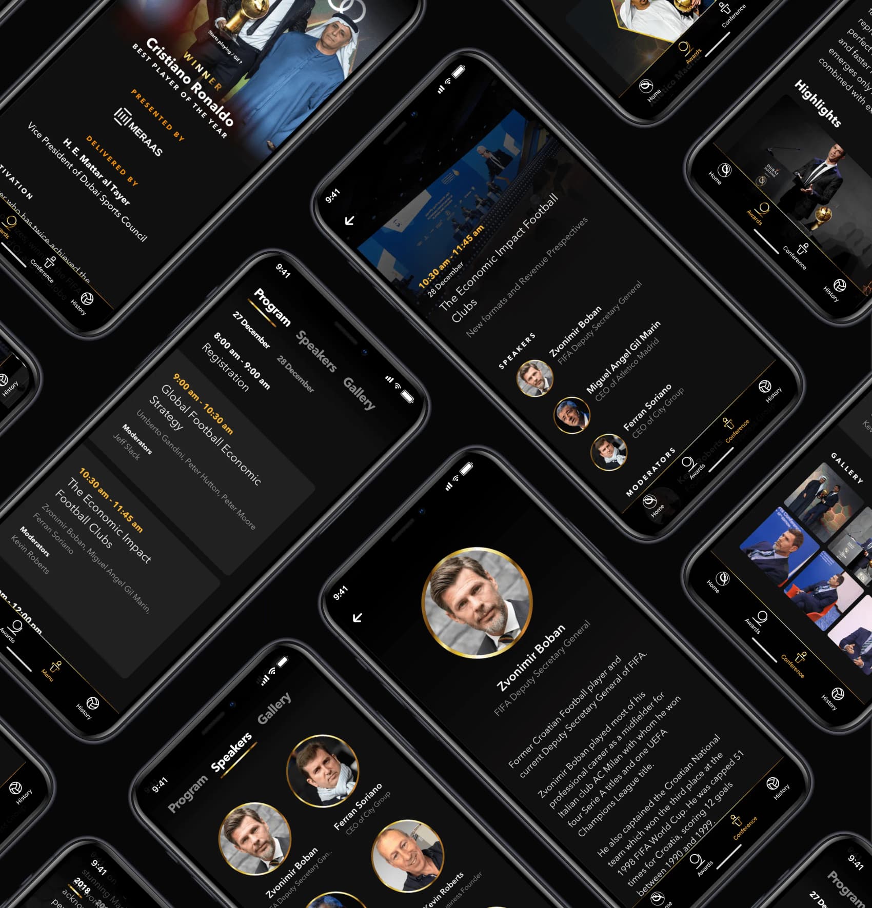 Globe Soccer App Screens 2